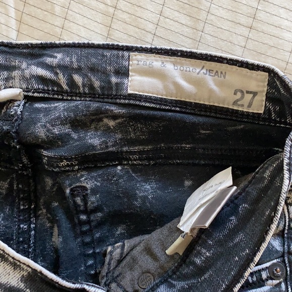 Printed Rag & Bone Jeans - Picture 4 of 4